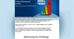 Desktop Screenshot of pminstitute.com