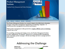 Tablet Screenshot of pminstitute.com